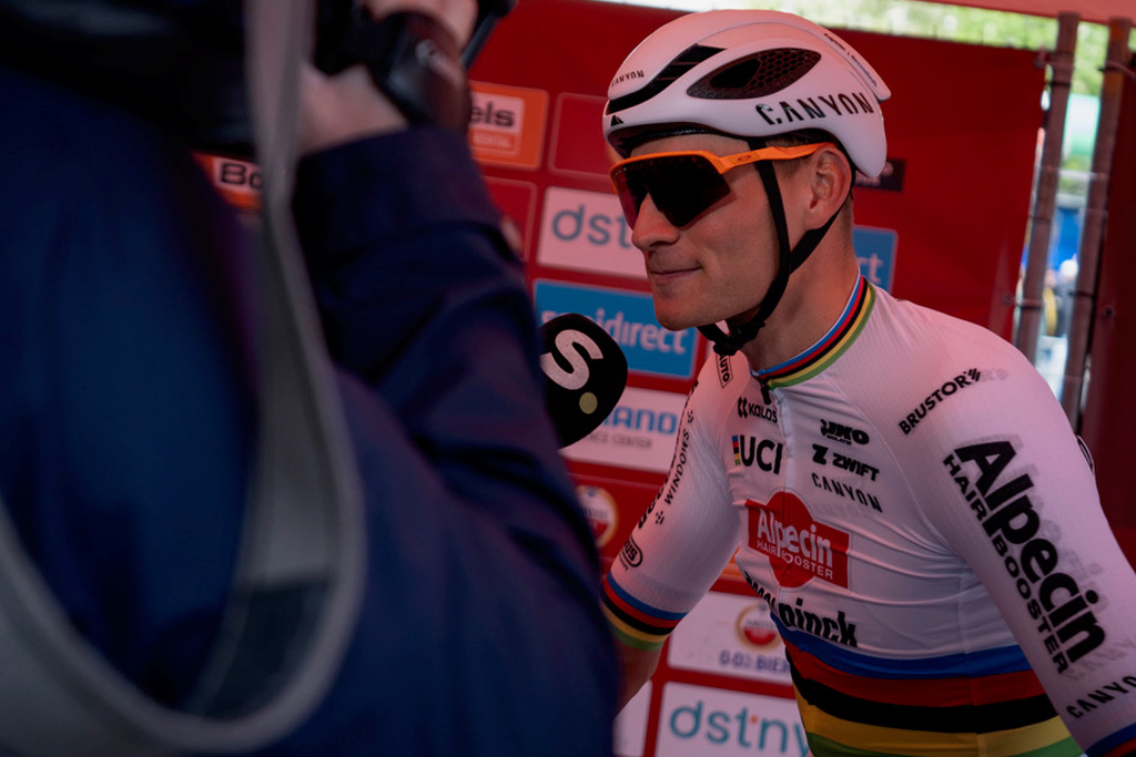 Mathieu van der Poel ahead of Liège-Bastogne-Liège
